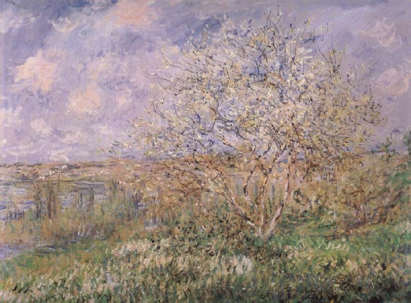 Claude Monet Springtime in Vetheuil Spain oil painting art